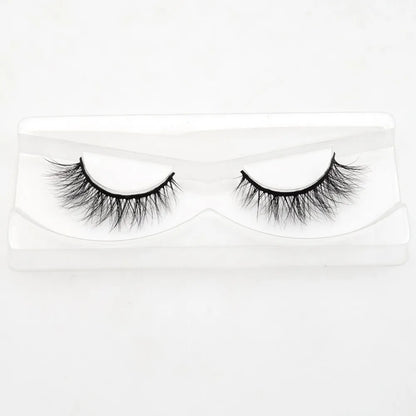 Visofree 3D Mink Eyelashes – Thick Handmade Full Strip Cruelty-Free False Lashes for Makeup M56