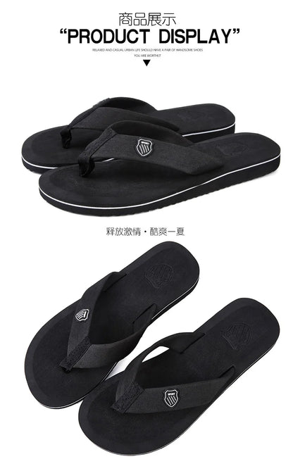 Men's Summer Sandals – High-Quality Anti-Slip Flip Flops, Casual Beach Shoes, Zapatos Hombre Slippers