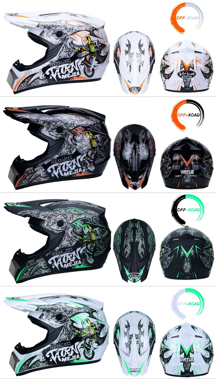 Children's Off-Road Motorcycle Helmet - Bike Downhill AM DH Cross & Motocross Capacete Casco for Kids