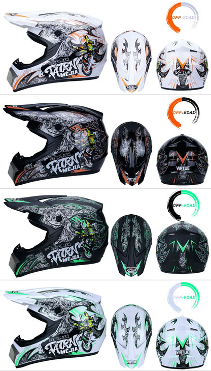 Children's Off-Road Motorcycle Helmet - Bike Downhill AM DH Cross & Motocross Capacete Casco for Kids