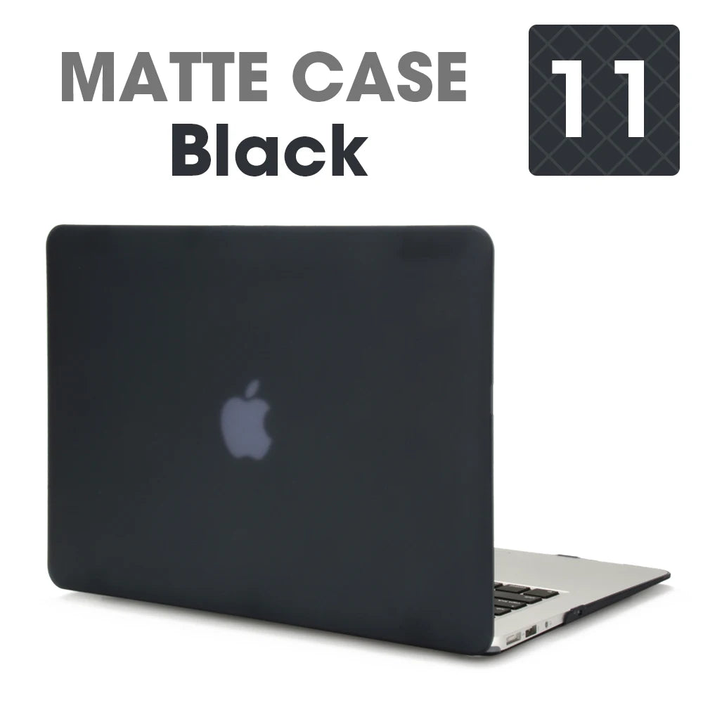 Matte Laptop Case Cover for MacBook Air & Pro - Slim Protective Hard Shell Case for 11 13 15 16 Inch Retina Touch Bar Models