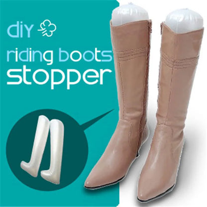 2PCS Plastic Shoe Hangers – Inflatable Long Boot Holders, 32cm & 50cm Shoe Stand, Stretcher, Support & Shaper Shoe Trees