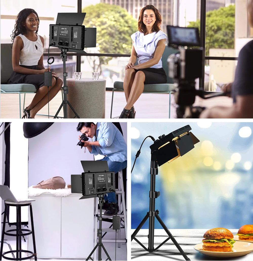 Nagnahz U800 LED Photo Studio Light - Portable Lighting for TikTok, YouTube, Gaming, and Live Video Recording