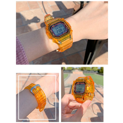 TPU Resin Watch Case and Strap for Casio G-Shock - Replacement Wristband for DW-5600, GW-M5610, M5600 and GLX-5600 Models