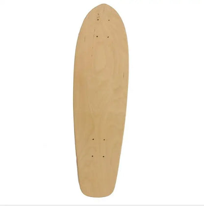 7-9 Layer Maple Skateboard Deck – Double Rocker Mini Cruiser & Dance Board with High Elasticity