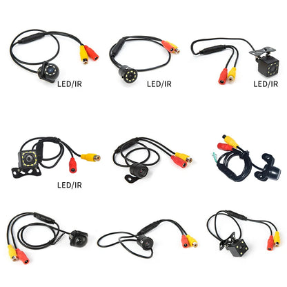 Hippcron HD Car Rear View Camera with 4 LED Night Vision – 170° Waterproof CCD Reversing & Parking Assist Auto Monitor
