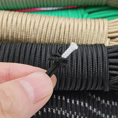 100FT 3mm Paracord Rope – Heavy Duty Parachute Cord for Hiking, Camping, Survival & DIY Bracelets