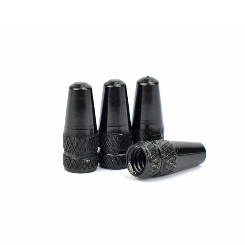 4/8PCS Aluminum Alloy Bicycle Tire Valve Caps – Dustproof Presta Valve Protectors for MTB & Road Bikes