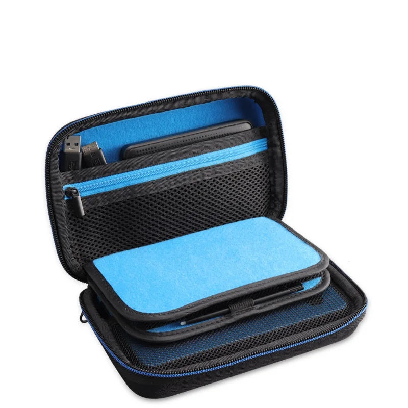 Power Bank & Hard Drive Storage Carrying Case for Nintendo New 3DS XL/LL Handheld Console