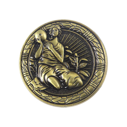 Six-Winged Unborn Metal Keychain - Game Village Inspired Alloy Pendant Keyring & Collectible Gift