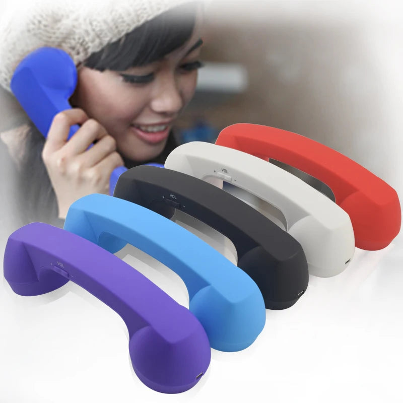 Wireless Retro Bluetooth Handset Phone – Vintage Style Receiver for Smartphones, Tablets & Laptops