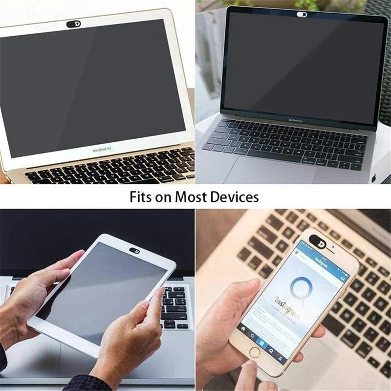 Sliding Webcam Cover - Protect Your Privacy with Laptop Camera Cover Slider for Phone, iPad, PC, Macbook, and Tablet - Anti-spy Lens Privacy Sticker