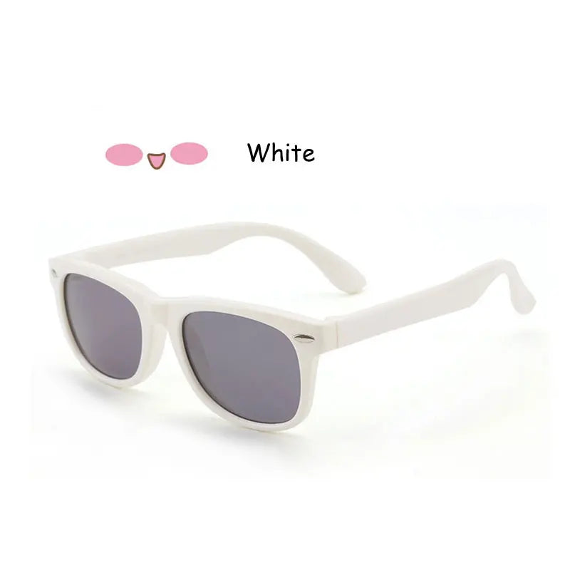 Kids Polarized Sunglasses – Classic Designer UV Protection Eyewear with TAC Lenses & TR90 Flexible Safety Frame for Boys & Girls