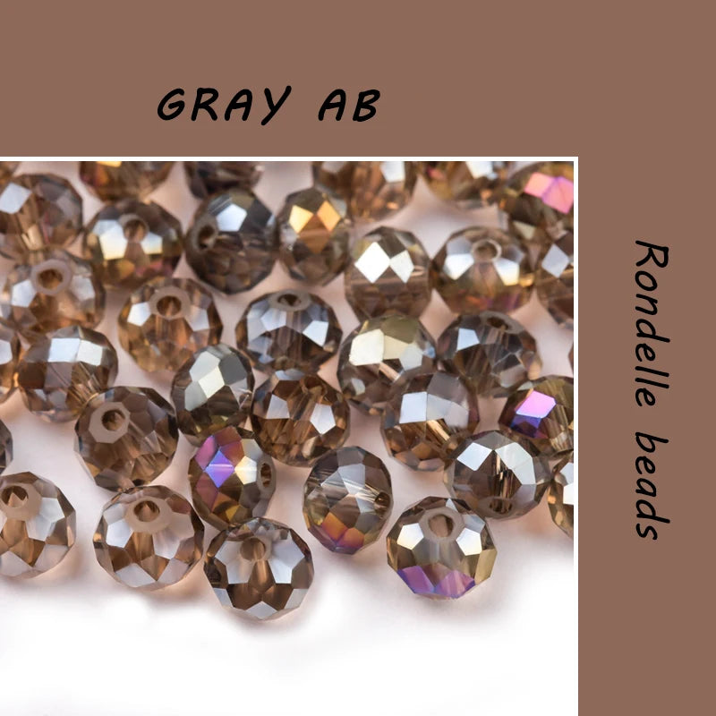 300PCS 4mm Round Crystal Glass Beads Set – Colorful Spacer Beads for Bracelet Jewelry Making & DIY Crafts (Buy 1 Get 1 Free)