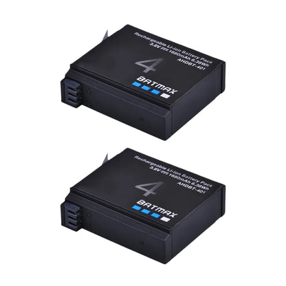 Batmax 1680mAh GoPro HERO4 Replacement Battery with 3-Slot LED USB Charger for AHDBT-401 Action Camera Accessories