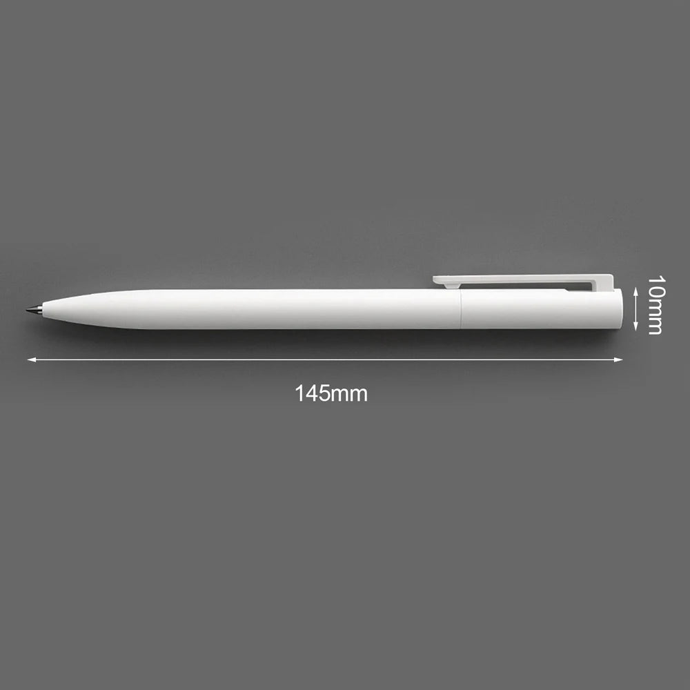 Original Xiaomi Mi Gel Pen 0.5mm Black Refill - Smooth MIKRON Nib - Swiss Technology with Japanese Ink - OEM Blue Refills