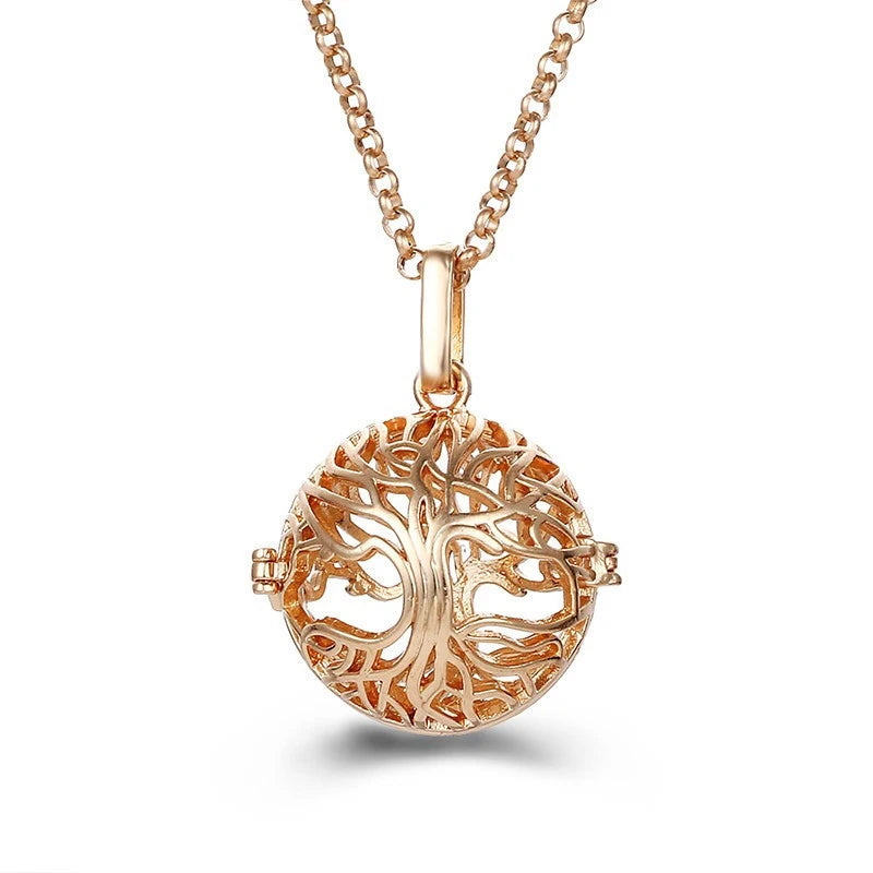 Mexico Music Ball Hollow Zircon Pendant Necklace – Vintage Perfume Aromatherapy Locket for Women