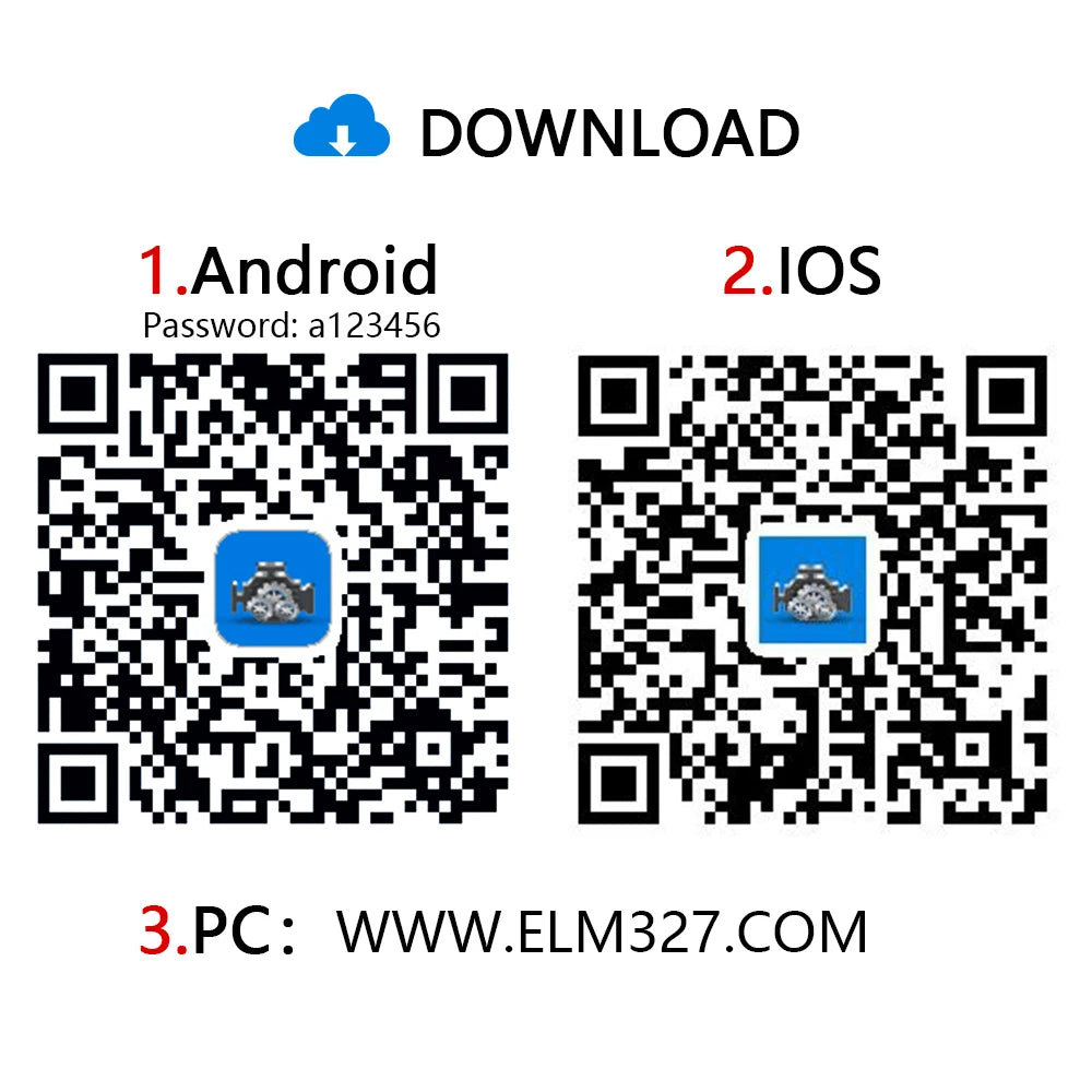 ELM327 Bluetooth 4.0 Car Engine Fault Code Reader – OBD II Scanner for iOS/Android/PC, V1.5 EOBD Diagnostic Tool