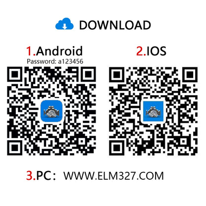 ELM327 Bluetooth 4.0 Car Engine Fault Code Reader – OBD II Scanner for iOS/Android/PC, V1.5 EOBD Diagnostic Tool