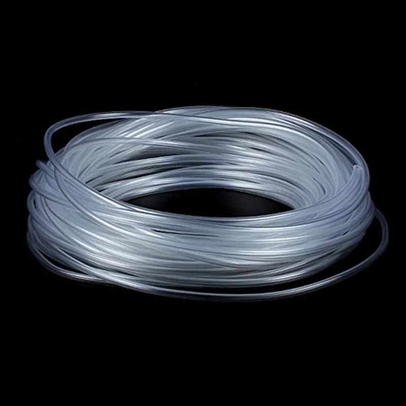 Silicon Aquarium Oxygen Pump Hose - 4x6mm, 1m/3m/5m/10m, Food Grade Tube for Fish Tank & Pond