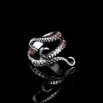 Retro Frog & Toad Animal Rings – Adjustable Silver Color Unisex Statement Rings for Women & Men, Artistic Open Design Gift Jewelry