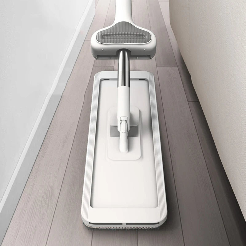 Mmagic 360° Rotation Spin Mop | Flat Mop Cleaner with Bucket for Easy Floor & Home Cleaning | Wash & Dry Mop System