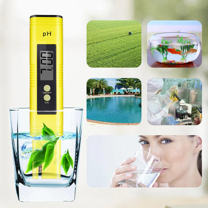PH & TDS Meter Digital Water Quality Tester - 0-14 PH, 0-9990PPM, LCD Water Purity Analyzer for Aquarium & Filter
