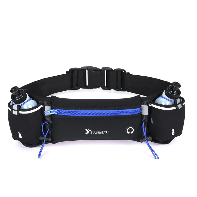 Marathon Trail Running Waist Pack – Dual Pocket Fanny Belt for Phone, Water Bottle & Fitness for Men & Women