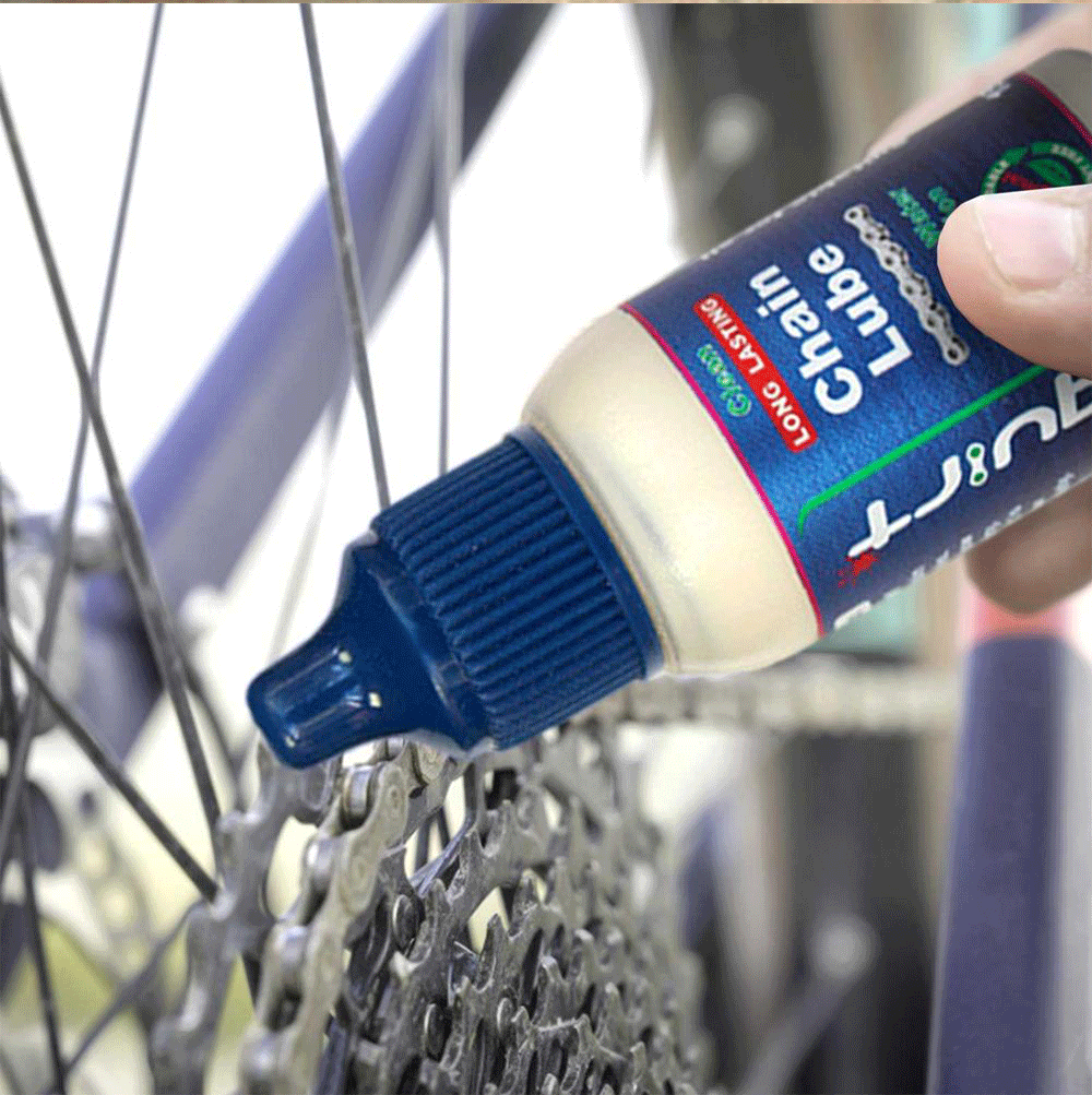 120ML Bicycle Chain Waxy Maintenance Oil – Dry Lube for MTB & Road Bike, Gear Oil for Chain, Fork, and Flywheel