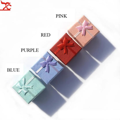 12/24/36pcs Ring & Earring Storage Boxes — High-Quality Paper Jewelry Gift Packaging Container Display