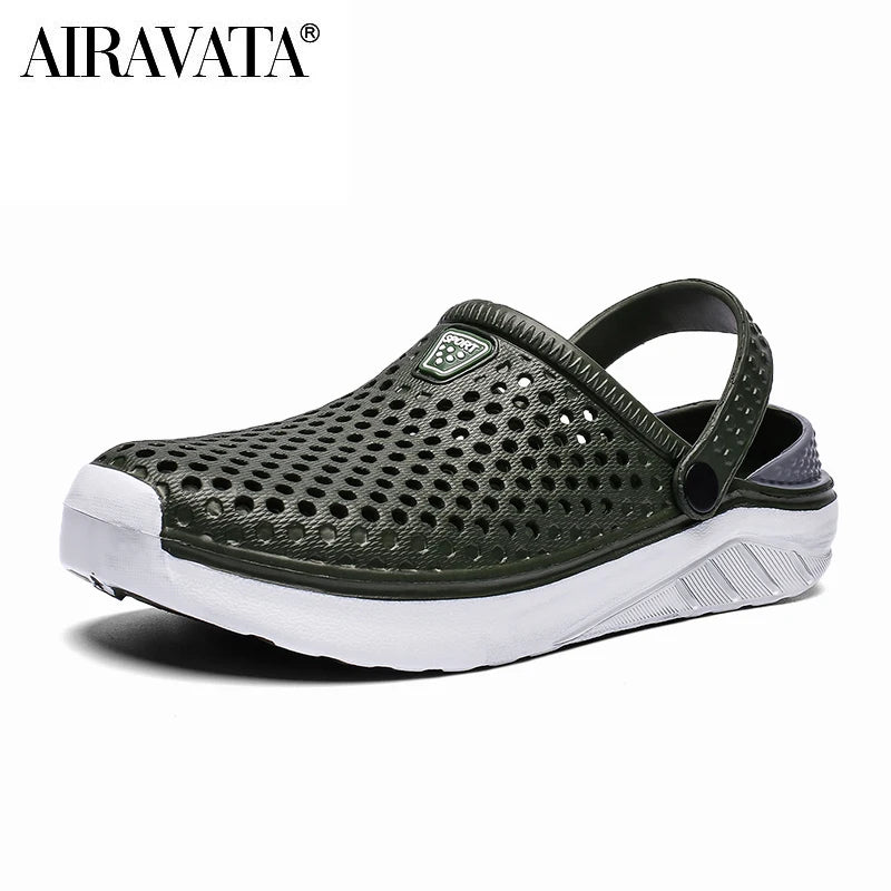 Unisex Fashion Beach Sandals – Waterproof Anti-Slip Flip Flops with Thick Sole for Men & Women