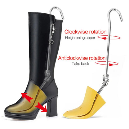 Adjustable Shoe Trees for Boots — Professional Shoe Stretchers & Shapers for Women’s High Heels, Expanders for Upper Widening