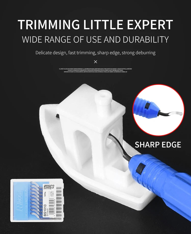 3D Printer Tool Kit – Electronic Wire Pliers, Trimming Knife, Scraper, Deburring Cutter & Tweezers Set