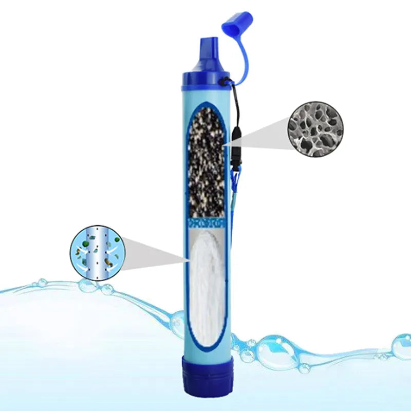 Greenlife Outdoor Survival Water Filter Straw - Emergency Direct Drinking Water Filtering Tool, Individual Portable Purifier