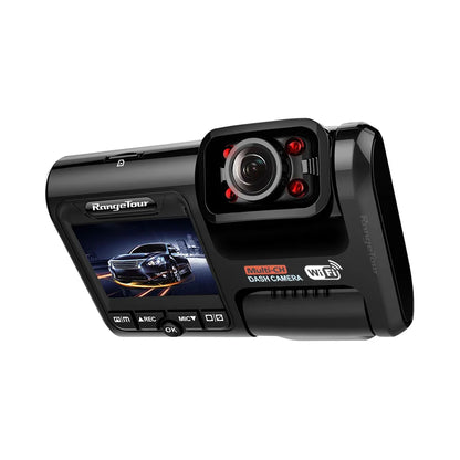 4K 2160P Dual Lens Car DVR – WIFI GPS Logger, Novatek 96663 Chip, Sony Sensor, Night Vision Dash Cam Recorder D30H