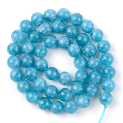 Natural Round Mixed Gemstone Beads — Tiger Eye, Amazonite, Lava, Turquoise, Agate, Jasper & Garnet Spacer Beads for DIY Bracelet