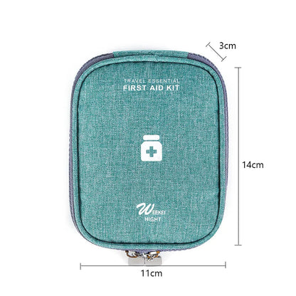 Mini Portable Medicine Storage Bag — Travel First Aid Organizer for Camping, Emergency, and Survival, Pill Case
