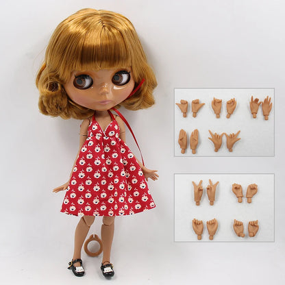 ICY DBS Blyth Doll – 1/6 Joint Body BJD Anime Doll, 30cm White Skin Matte Face Special Combo Toy