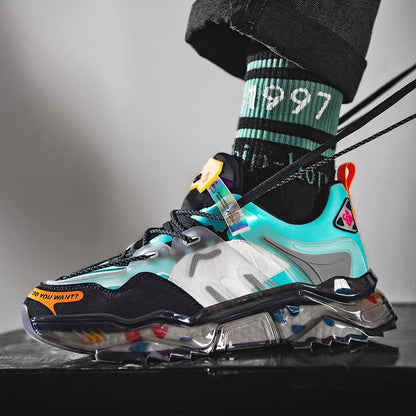 Men's Casual Sneakers - Breathable Lightweight Fashion Trainers for Running, Walking & Everyday Wear