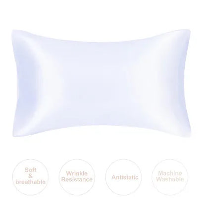 JuwenSilk Mulberry Silk Pillowcase – Soft Satin Silk Pillow Cover for Standard & Queen Size Bedding, Skin & Hair Care Luxury Sleep