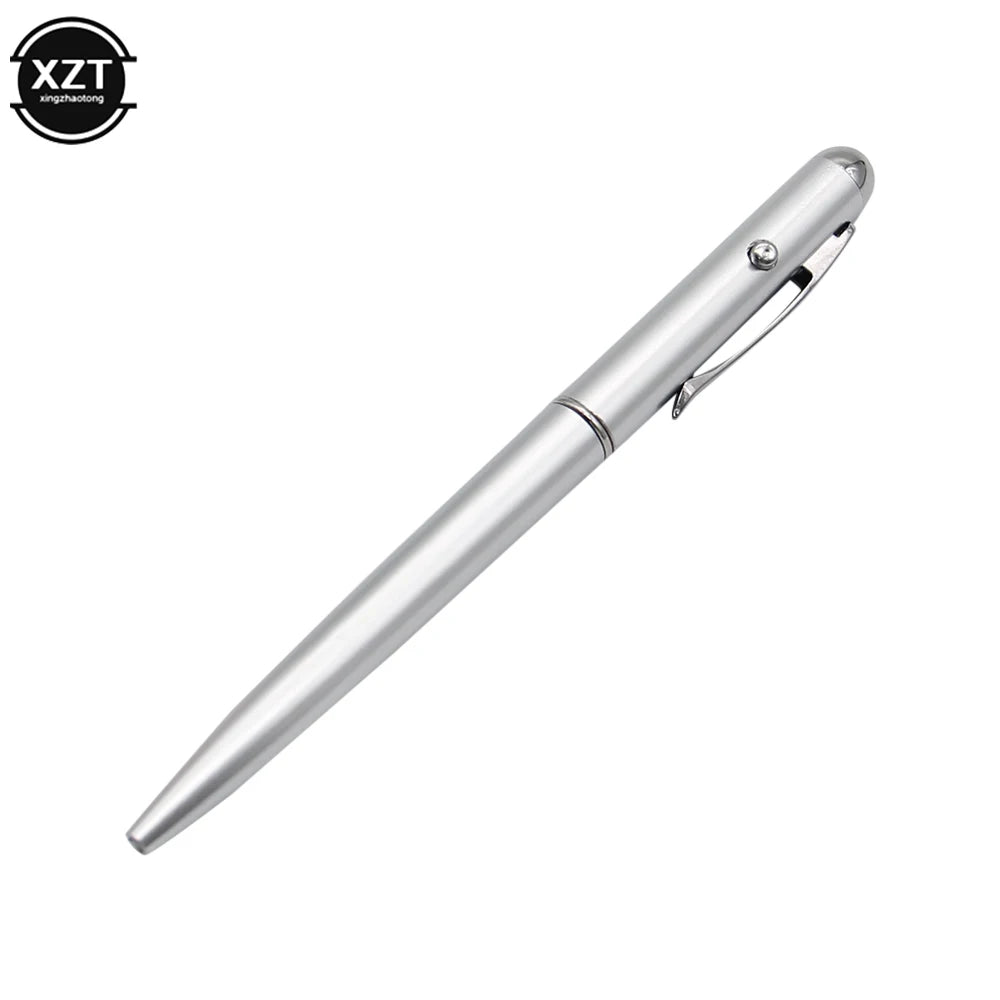 Invisible Ink Pen with UV Light — Magic Hidden Handwriting Ballpoint Pen for Office & School Supplies
