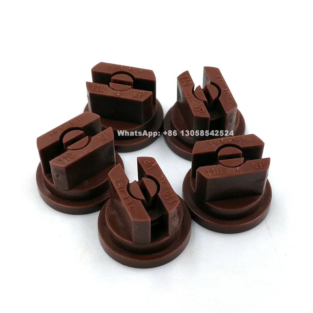 5-Piece 110° Fan-Shaped Spray Nozzles - Agricultural Boom Sprayer Tips for Plant Protection