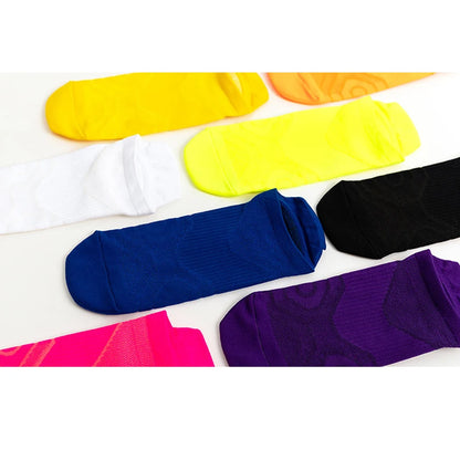 Athletic No-Show Ankle Socks — Breathable, Non-Slip Nylon Sports Socks for Basketball, Running, Biking & Football