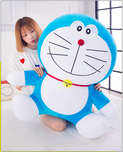 Anime Doraemon Kawaii Plush Toy – Soft Stuffed Animal Doll, Birthday Gift for Kids & Girlfriend