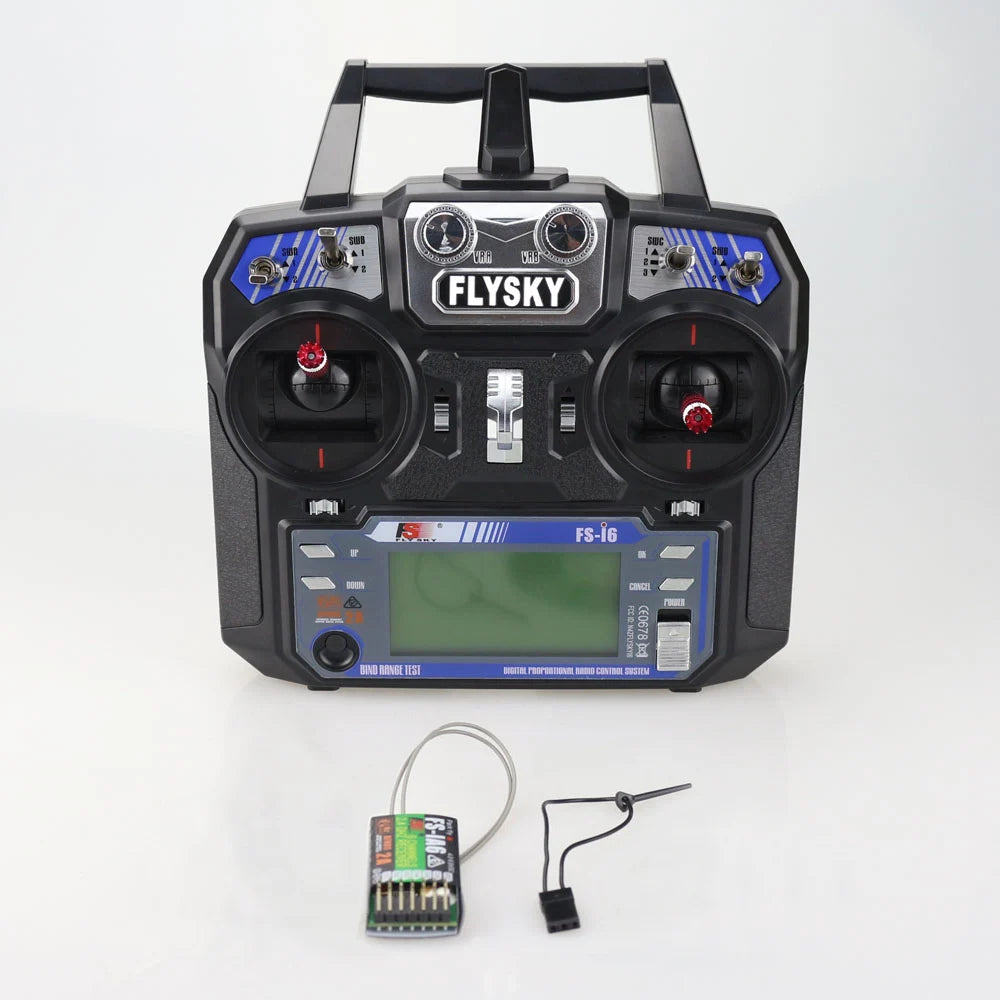 Flysky FS-i6 2.4G 6CH RC Transmitter Controller – FS-iA6 Receiver for Helicopter, Plane, Quadcopter & Glider