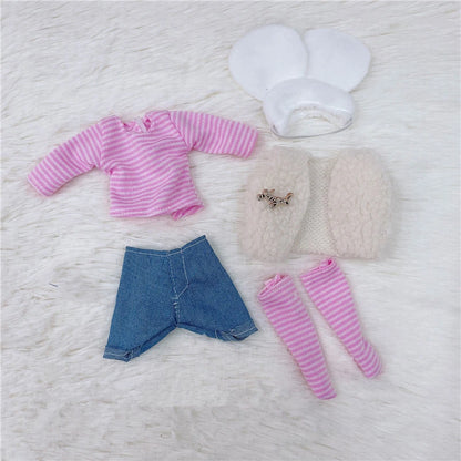 Clothes for 30cm 1/6 BJD Dolls – DIY Dress-Up Suit & Accessories for Girls’ Dolls (Check Size Chart)