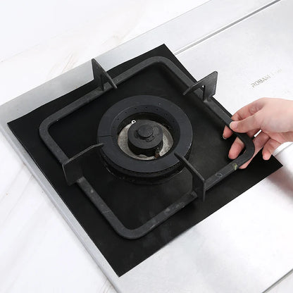 Gas Stove Protector Mats – 1/4/6/8PCS Cooker Liner for Kitchen Stovetop Cleaning