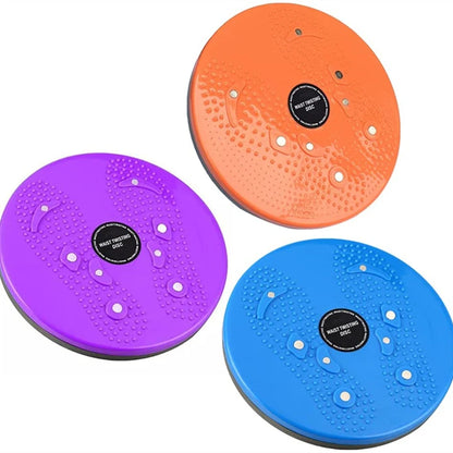 Magnet Waist Twisting Disc Fitness Balance Board - Weight Loss Trainer with Magnetic Massage - Wriggling Plate Twister Exercise Equipment