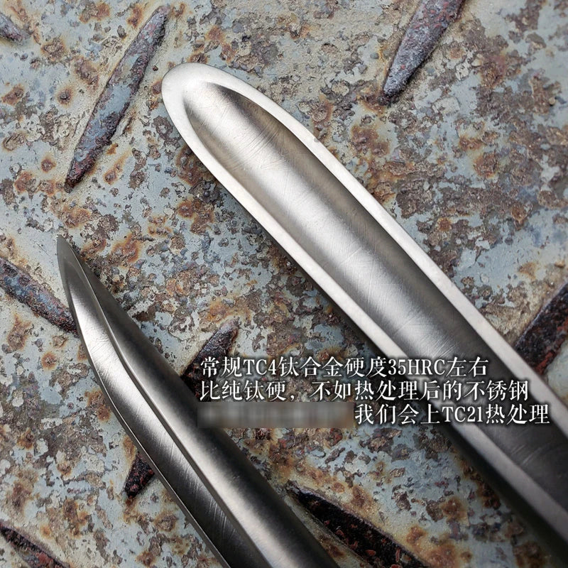 EDC Titanium Alloy Crowbar — Multifunction Outdoor Camping Hand Tool