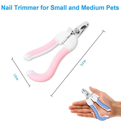 Dog Nail Clipper Scissors - Kitten Nail Toe Claw Clippers, Trimmer Grooming Tools for Animals, Labor-Saving Pet Supplies